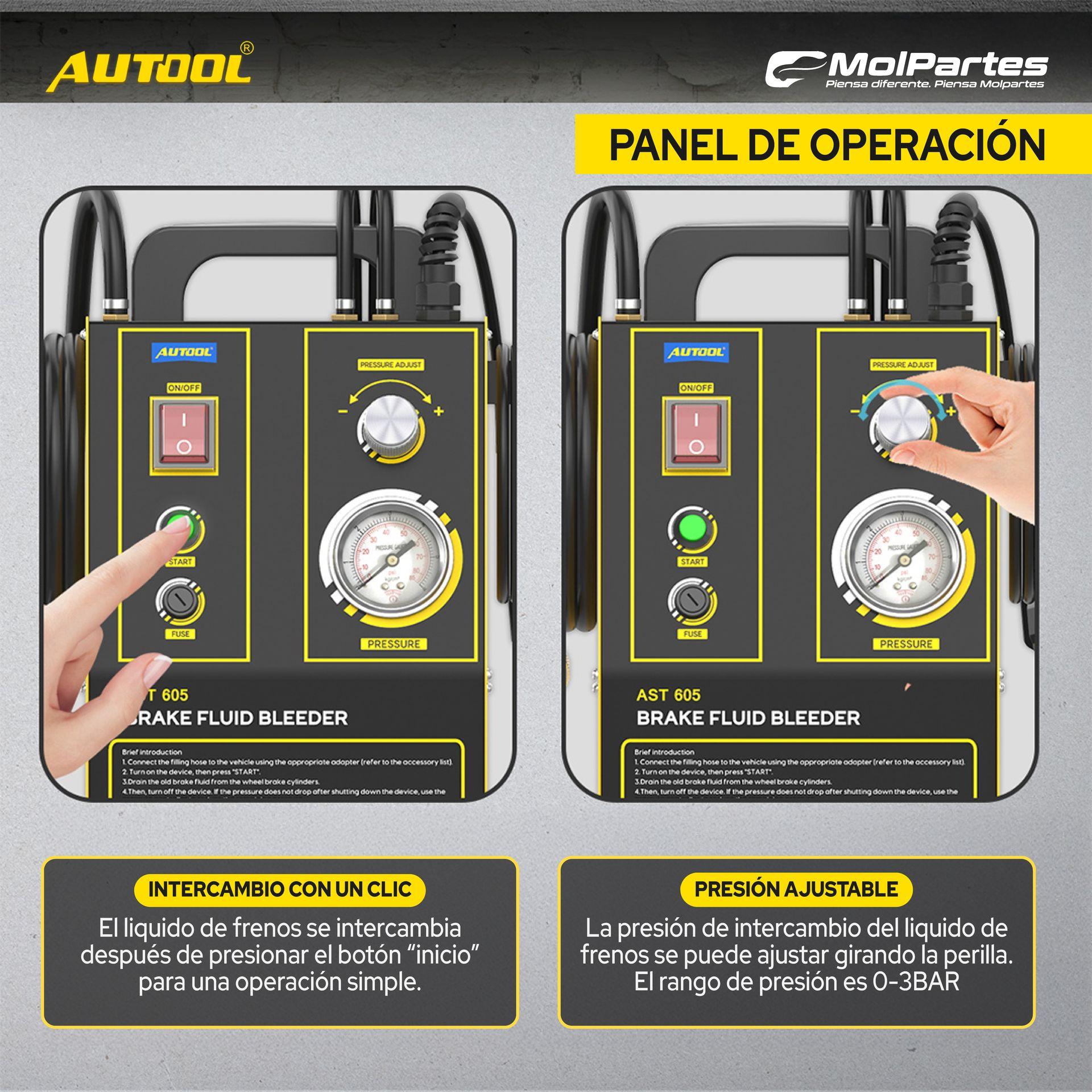 AST905 AUTOOL PURGA DE LÍQUIDO DE FRENOS COLOMBIA