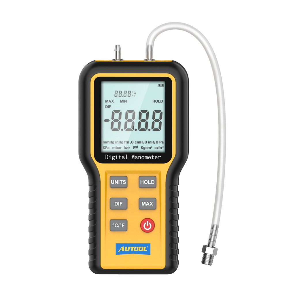 [04MMT2118563] MEDIDOR PRESION Y VACIO DE MOTOR DIGITAL MMT211 PARA MOTOCICLETA Y VEHICULO 