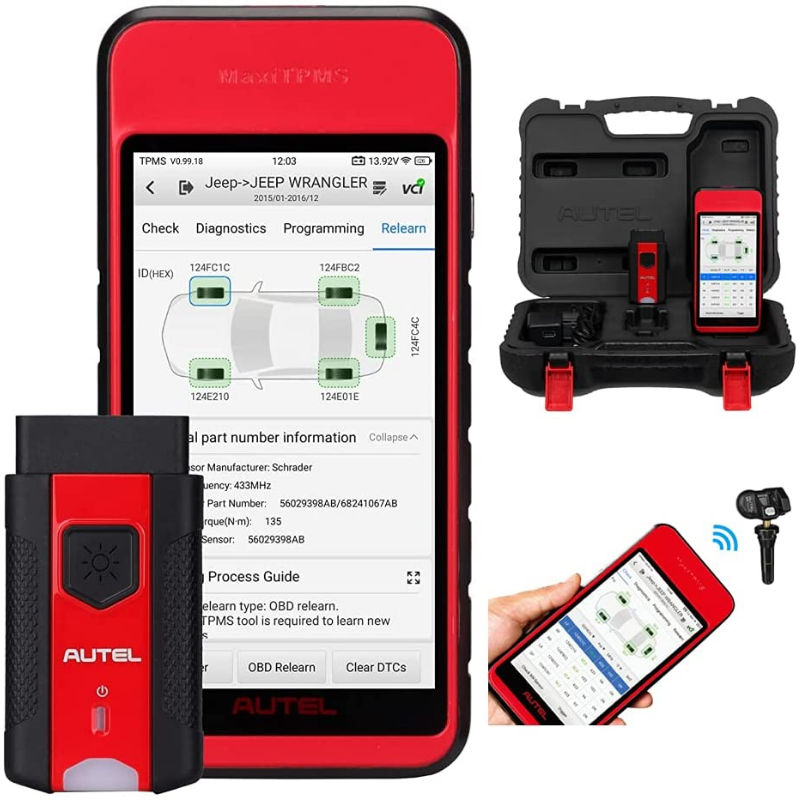 [10ITS600] ESCANER AUTEL MaxiTPMS ITS600 PANTALLA TACTIL 5.5" PROGRAMA SENSORES TPMS RESAPRENDIZAJE SISTEMA OBDII FUNCIONES AVANZADAS CONEXION TB200