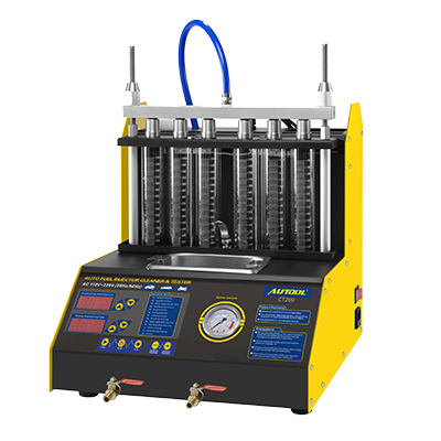 [04CT200] Limpiador y Probador Ultrasónico de Inyectores AUTOOL CT200 – 6 Cilindros con Retrolavado