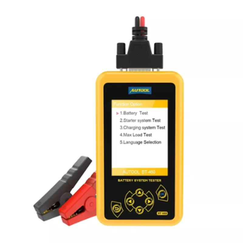 [04BT460] Probador de Baterías AUTOOL BT460 – 12 V y 24 V, Pantalla Color HD y Prueba de Carga Máxima