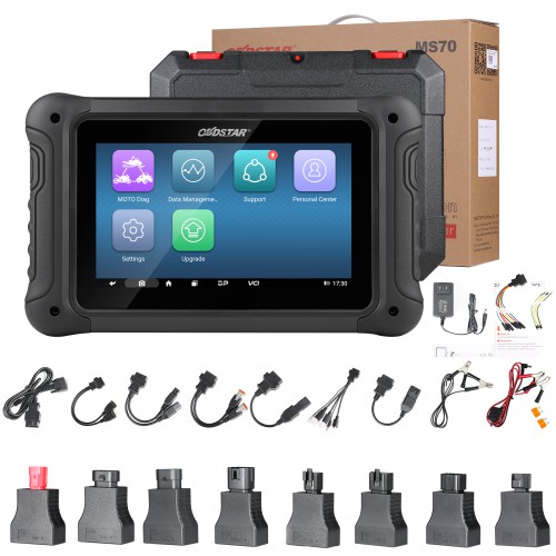 ESCANER AVANZADO  MULTIMARCA TABLET 7¨ FUNCIONES DIAGNOSIS CON CONECTORES MULTIMARCA