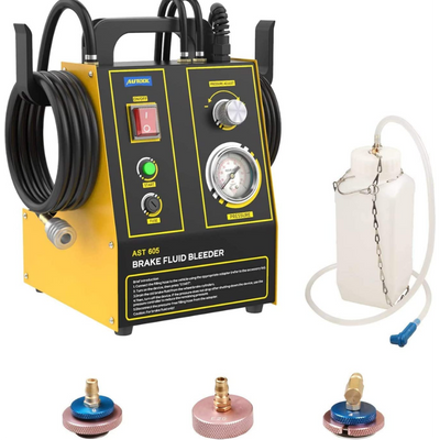 MAQUINA EXTRACTORA DE LIQUIDO DE FRENOS (NO INCLUYE KIT DE ACCESORIOS PARA TAPAS DEPOSITO DE LIQUIDO DE FRENOS).