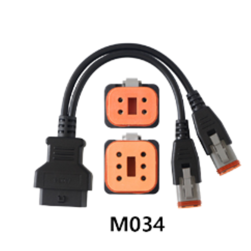 [88M034] CABLE OBD MOTOCICLETA HARLEY DAVIDSON -4+6 MS80 STD/BASIC, MS70, MS50 STD/BASIC