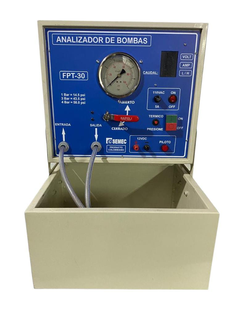 [19FPT30] EQUIPO PROBADOR DE BOMBAS MANOMETROS DIGITALES