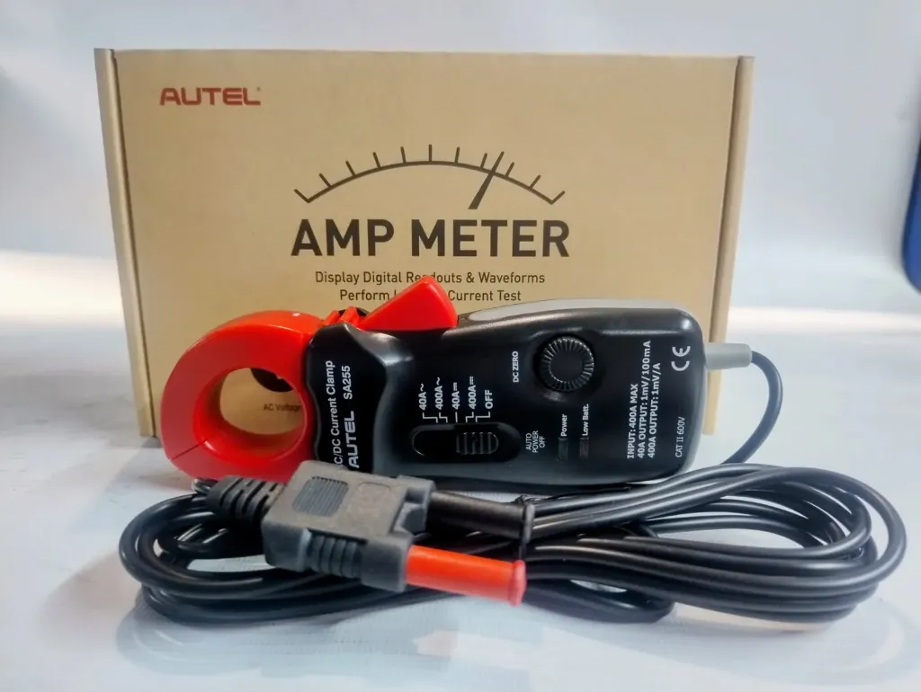 [10BTAK SA255] PINZA MULTIAMPERIMETRICA AC / DC HASTA 400 A . TRABAJA EN CONJUNTO CON EQUIPOS BT608 Y BT609
