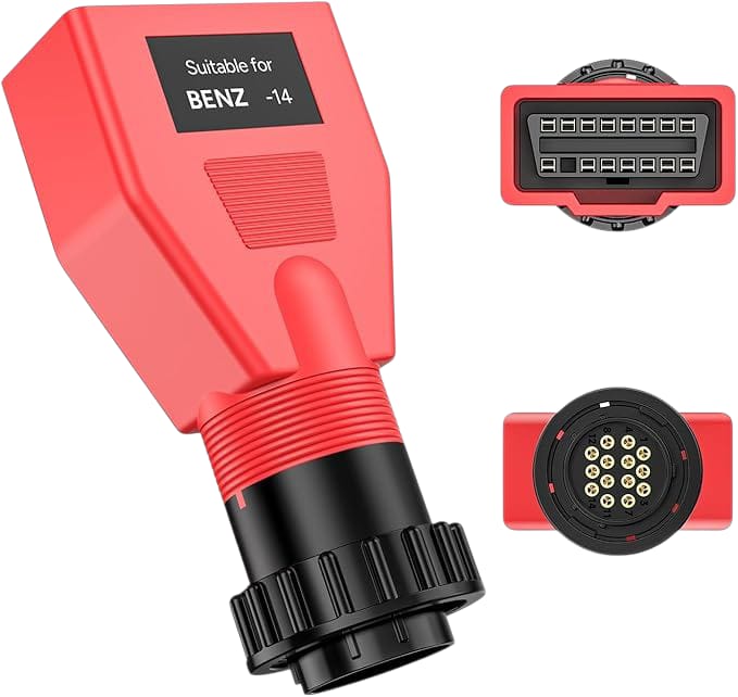 [10BENZ 14P] ADAPTADOR OBD1 BENZ 14P PARA LINEA MAXISYS
